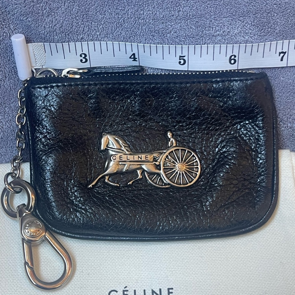 💎Rare item Authenticated Celine horse and carriage leather coin purse 💎 - Picture 11 of 15